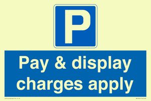Pay & display charges apply